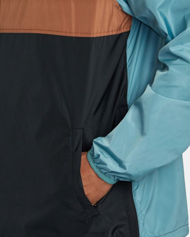 衣類 TP8J503 常緑樹 RVCA 男性 マイヤー パッカブル アノラック ジャケット