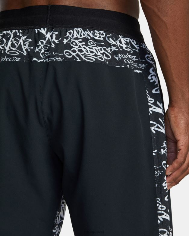 衣類 TP8J509 黒のリモート RVCA 男性 ヨガープラステクニカルトレーニングショーツ