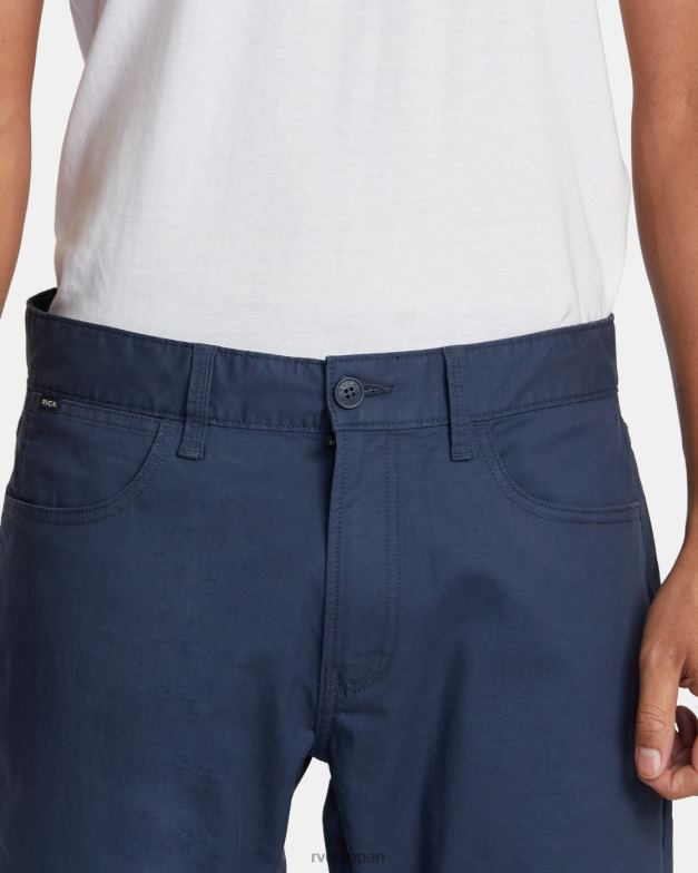 衣類 TP8J579 ムーディーブルー RVCA 男性 ウィークエンドテックテクニカルパンツ