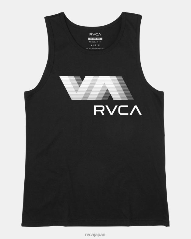 衣類 TP8J580 黒 RVCA 男性 VA ブラータンクトップ