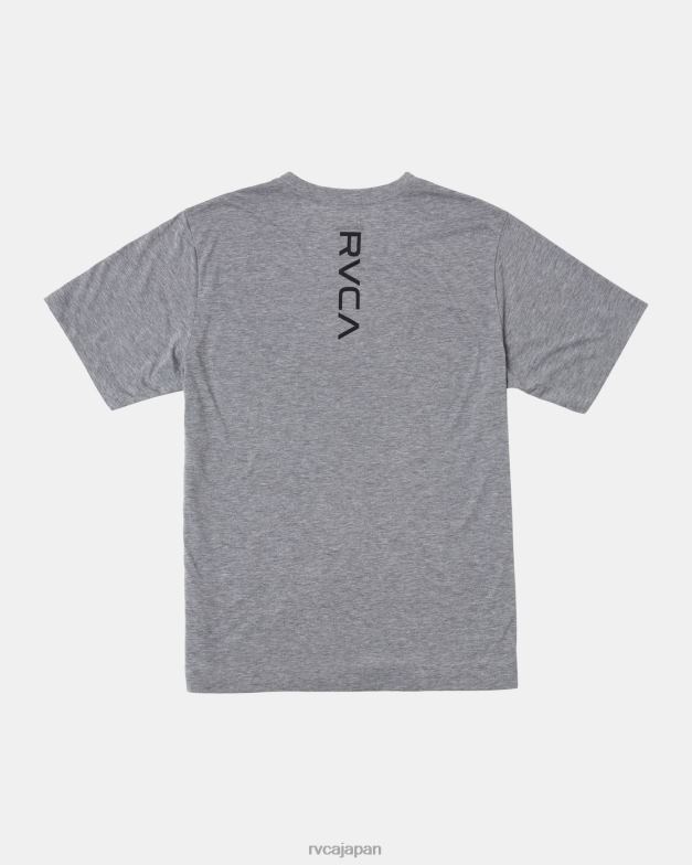 衣類 TP8J583 ヘザーグレー RVCA 男性 VAマークTシャツ
