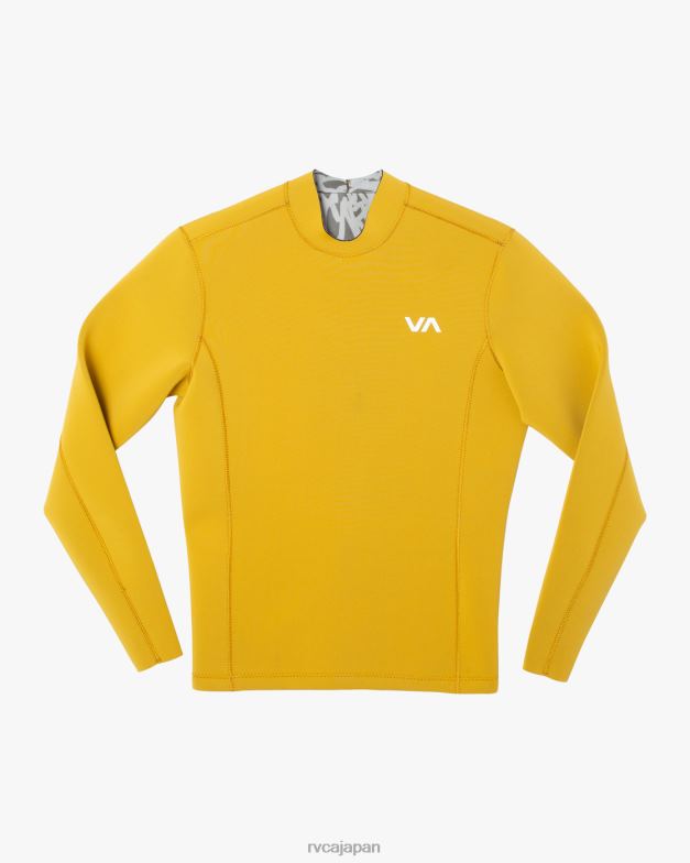 衣類 TP8J596 金 RVCA ユニセックス 2mmバランスバックジップウェットスーツジャケット