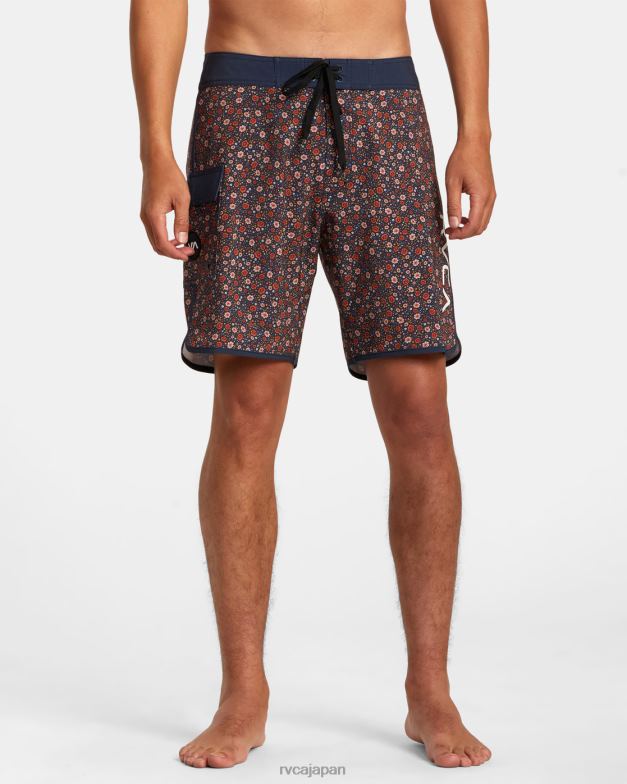 ボトムス TP8J59 ムーディーブルー RVCA ユニセックス イースタンボードショーツ 18