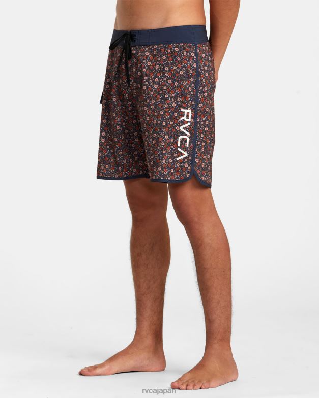 ボトムス TP8J59 ムーディーブルー RVCA ユニセックス イースタンボードショーツ 18