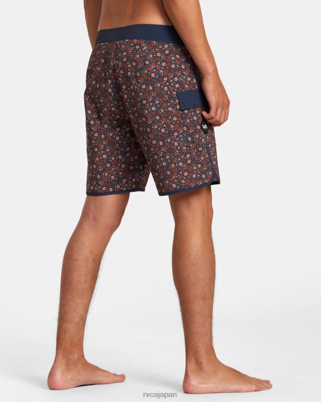 ボトムス TP8J59 ムーディーブルー RVCA ユニセックス イースタンボードショーツ 18