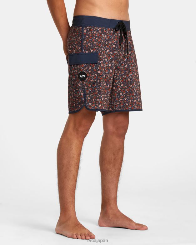 ボトムス TP8J59 ムーディーブルー RVCA ユニセックス イースタンボードショーツ 18