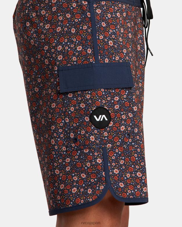 ボトムス TP8J59 ムーディーブルー RVCA ユニセックス イースタンボードショーツ 18