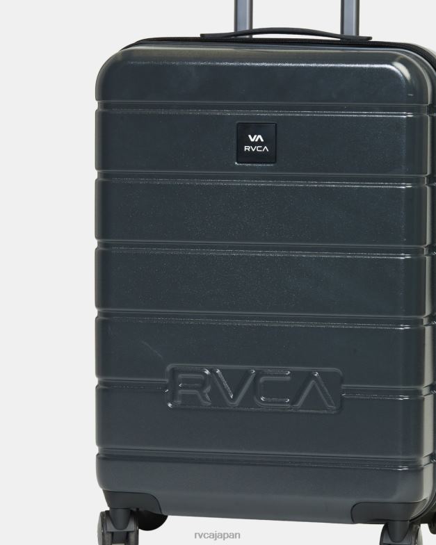 アクセサリー TP8J600 黒 RVCA 男性 VA ミディアムローラーハードケーススーツケース