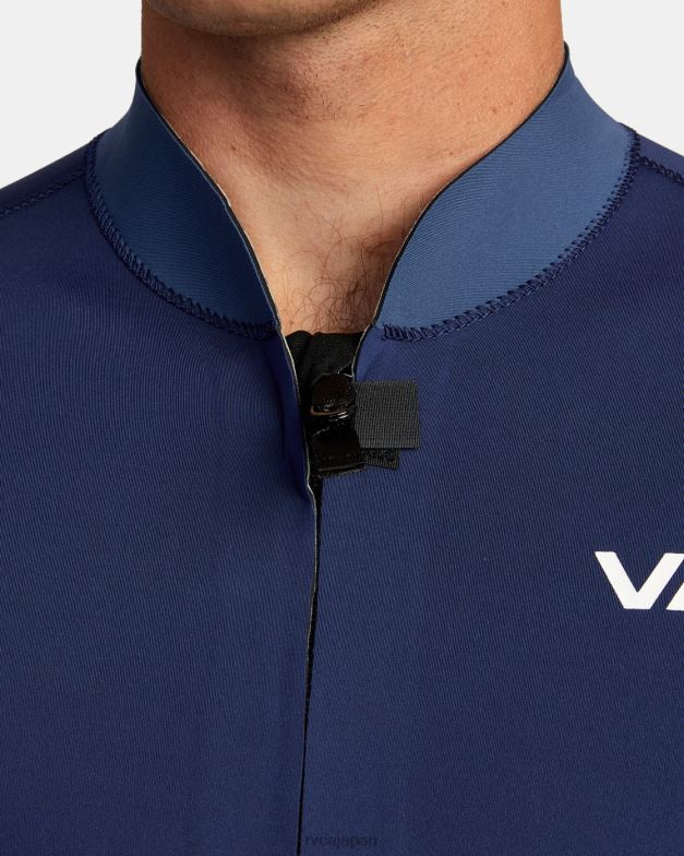 衣類 TP8J616 海軍 RVCA ユニセックス 2mmバランスフロントジップウェットスーツジャケット