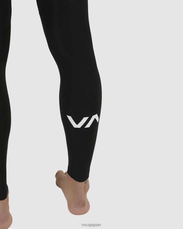 衣類 TP8J617 黒 RVCA ユニセックス 3/2バランスチェストジップフルスーツ