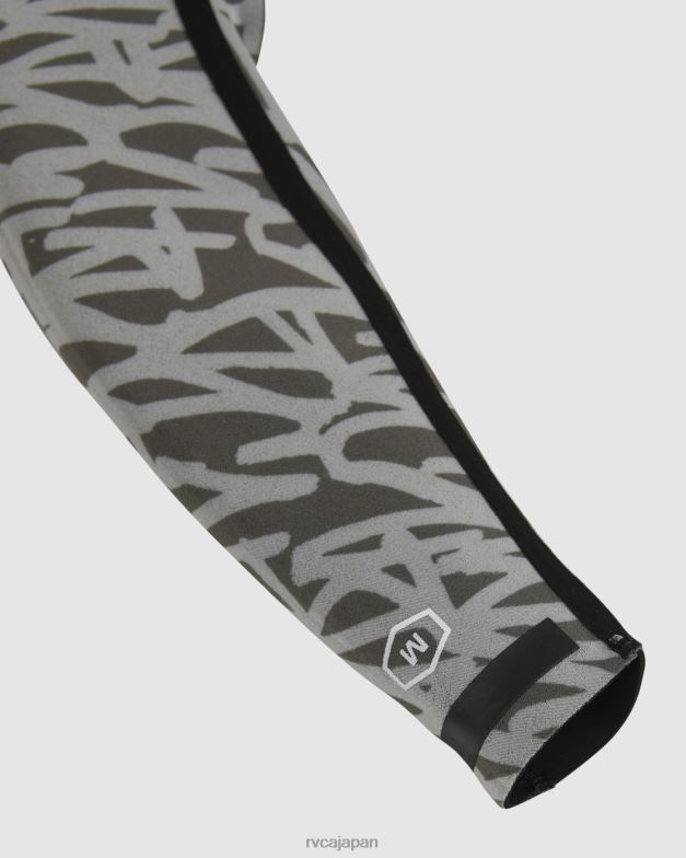 衣類 TP8J617 黒 RVCA ユニセックス 3/2バランスチェストジップフルスーツ