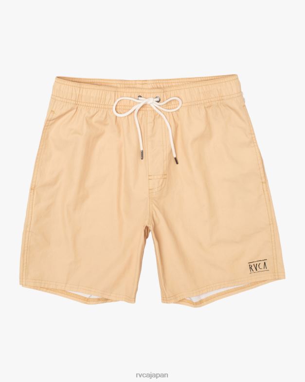 ボトムス TP8J626 タンジェリン RVCA ユニセックス 反対側の伸縮性ウエスト 2 ボードショーツ 17