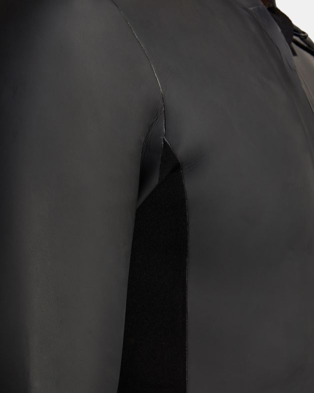 衣類 TP8J629 黒 RVCA ユニセックス 2mm ベンジー アンプ フロント ジップ ウェットスーツ ジャケット