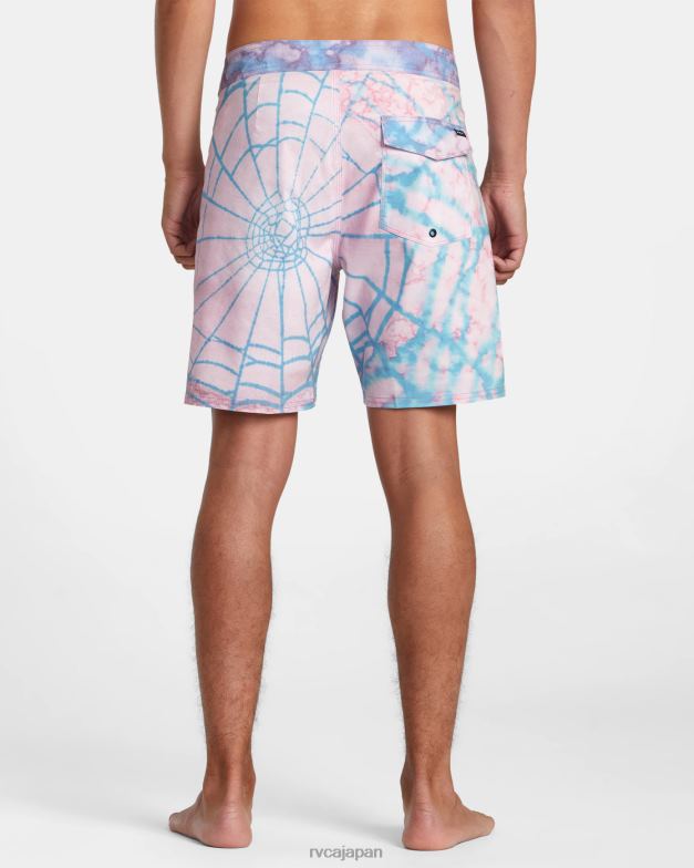 ボトムス TP8J62 ライトパープル RVCA ユニセックス コリン・サシンガム ボードショーツ 18