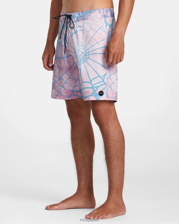 ボトムス TP8J62 ライトパープル RVCA ユニセックス コリン・サシンガム ボードショーツ 18