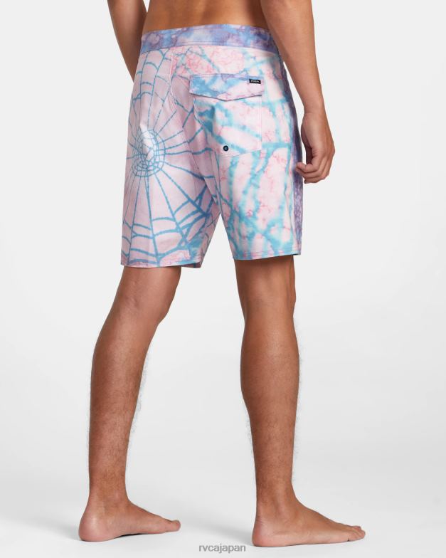ボトムス TP8J62 ライトパープル RVCA ユニセックス コリン・サシンガム ボードショーツ 18