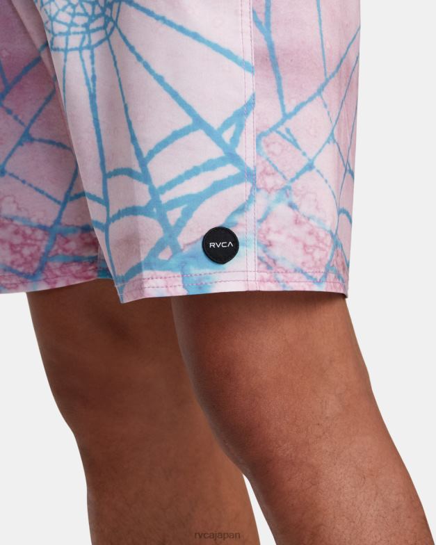 ボトムス TP8J62 ライトパープル RVCA ユニセックス コリン・サシンガム ボードショーツ 18