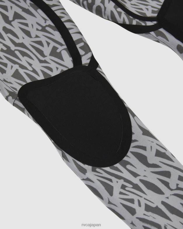 衣類 TP8J635 黒 RVCA ユニセックス 2/2バランスチェストジップ半袖フルスーツ