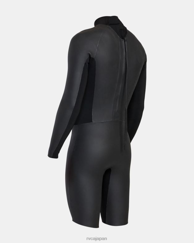衣類 TP8J637 黒 RVCA ユニセックス 2/2 バランス スムージー 長袖スプリングスーツ