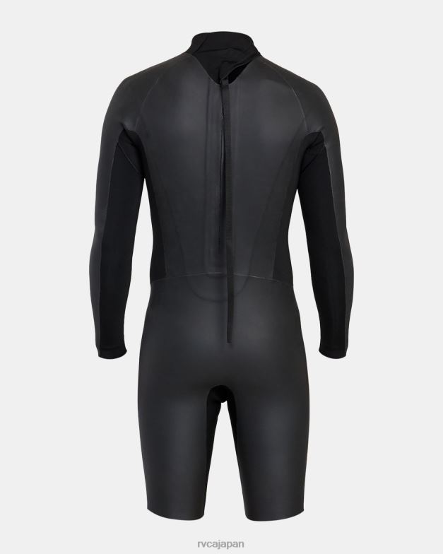 衣類 TP8J637 黒 RVCA ユニセックス 2/2 バランス スムージー 長袖スプリングスーツ