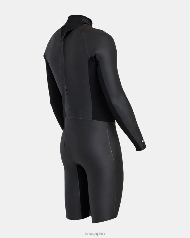 衣類 TP8J637 黒 RVCA ユニセックス 2/2 バランス スムージー 長袖スプリングスーツ