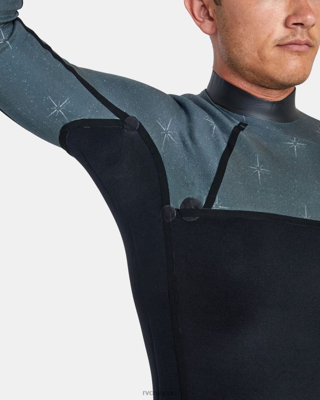 衣類 TP8J637 黒 RVCA ユニセックス 2/2 バランス スムージー 長袖スプリングスーツ