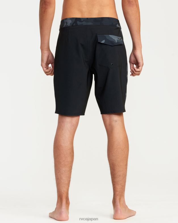 ボトムス TP8J641 ブラックカモ RVCA ユニセックス アペックス ボードショーツ 19