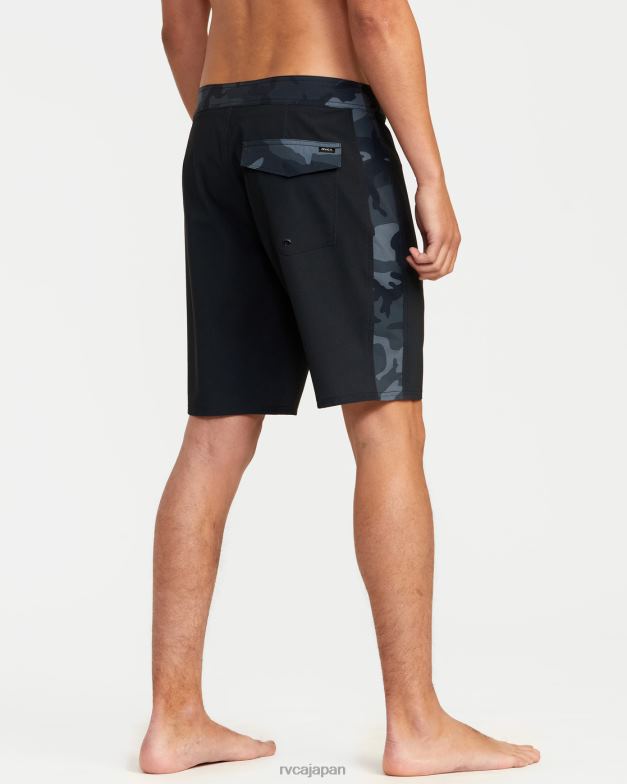ボトムス TP8J641 ブラックカモ RVCA ユニセックス アペックス ボードショーツ 19