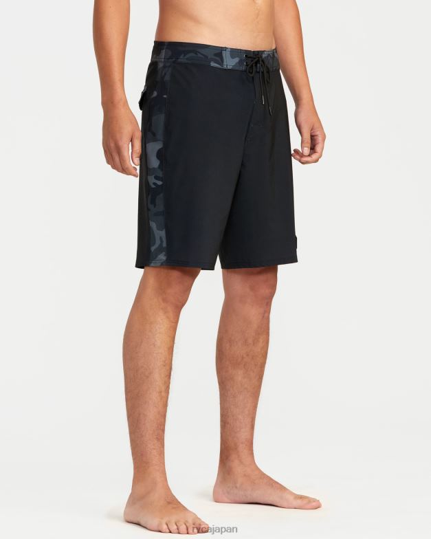 ボトムス TP8J641 ブラックカモ RVCA ユニセックス アペックス ボードショーツ 19