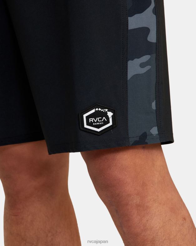 ボトムス TP8J641 ブラックカモ RVCA ユニセックス アペックス ボードショーツ 19