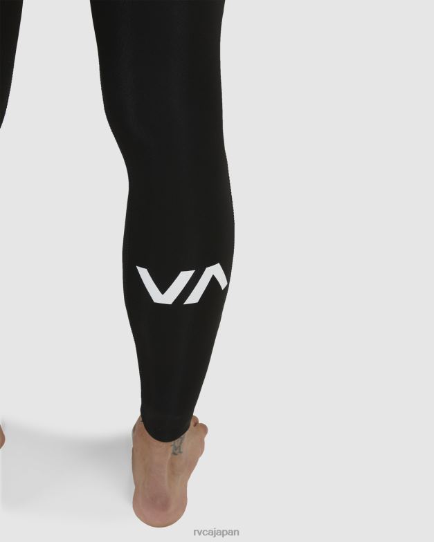 衣類 TP8J647 黒 RVCA ユニセックス 3/2バランスバックジップフルスーツ