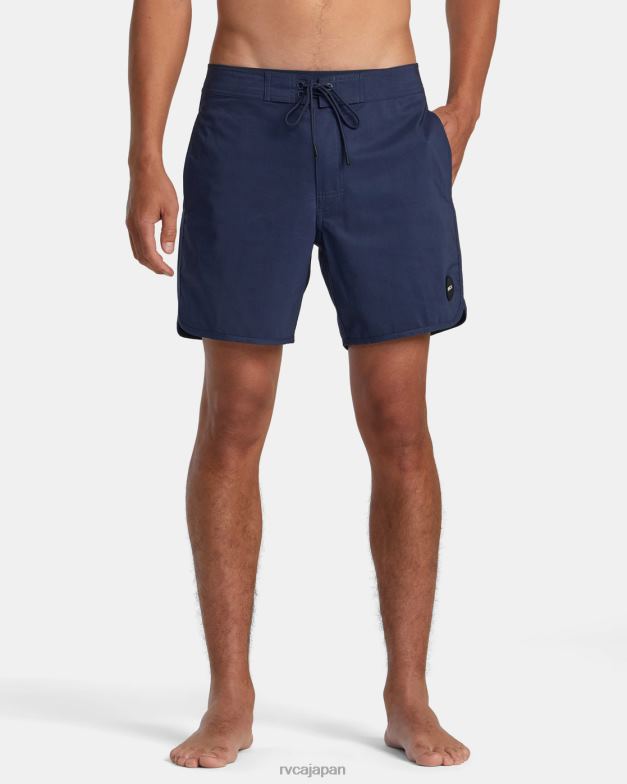 ボトムス TP8J658 ムーディーブルー RVCA ユニセックス フリーポート ボードショーツ 16
