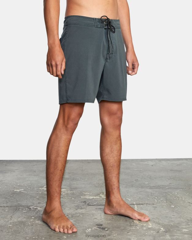 ボトムス TP8J676 黒 RVCA ユニセックス VA ピグメント ボードショーツ 18