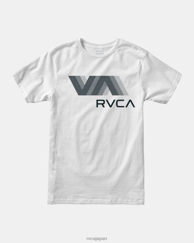 衣類 TP8J681 白 RVCA 男性 va ブラー ティー