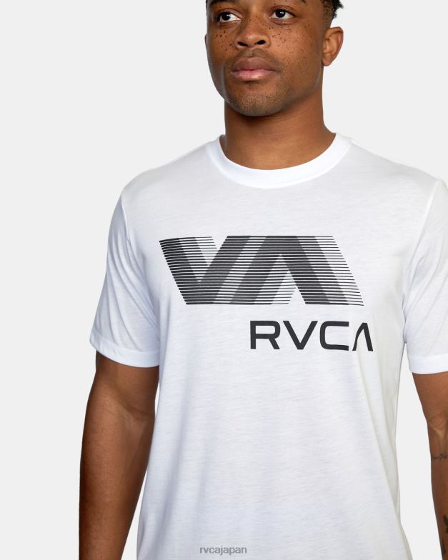 衣類 TP8J681 白 RVCA 男性 va ブラー ティー