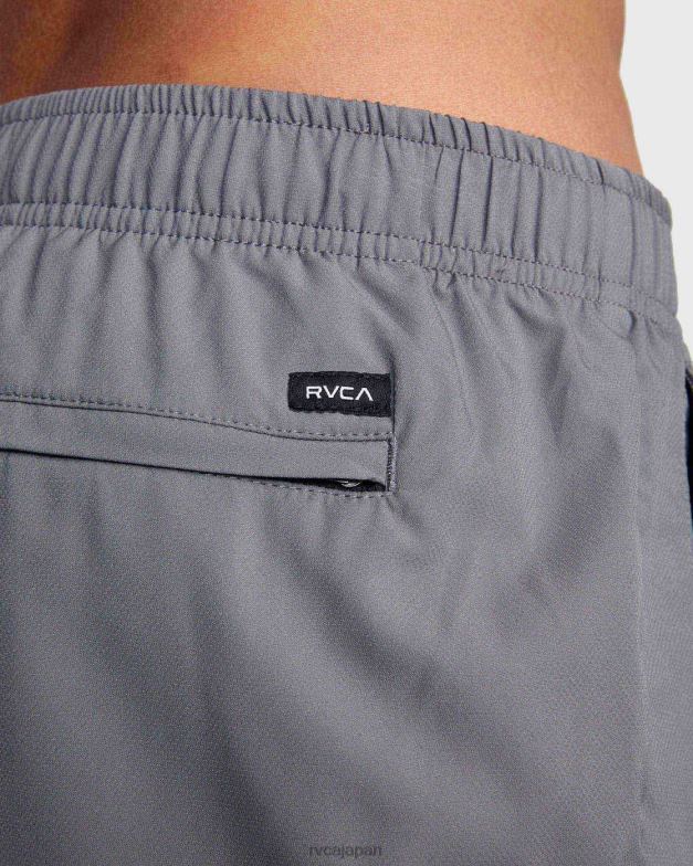 衣類 TP8J686 煙 RVCA 男性 ヨガー IV アスレチックショーツ 17