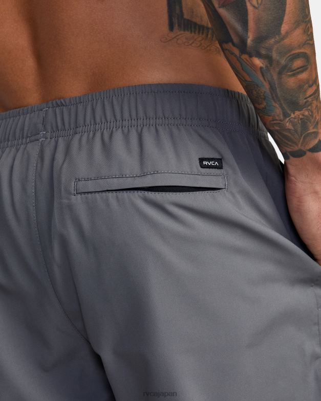 衣類 TP8J686 煙 RVCA 男性 ヨガー IV アスレチックショーツ 17