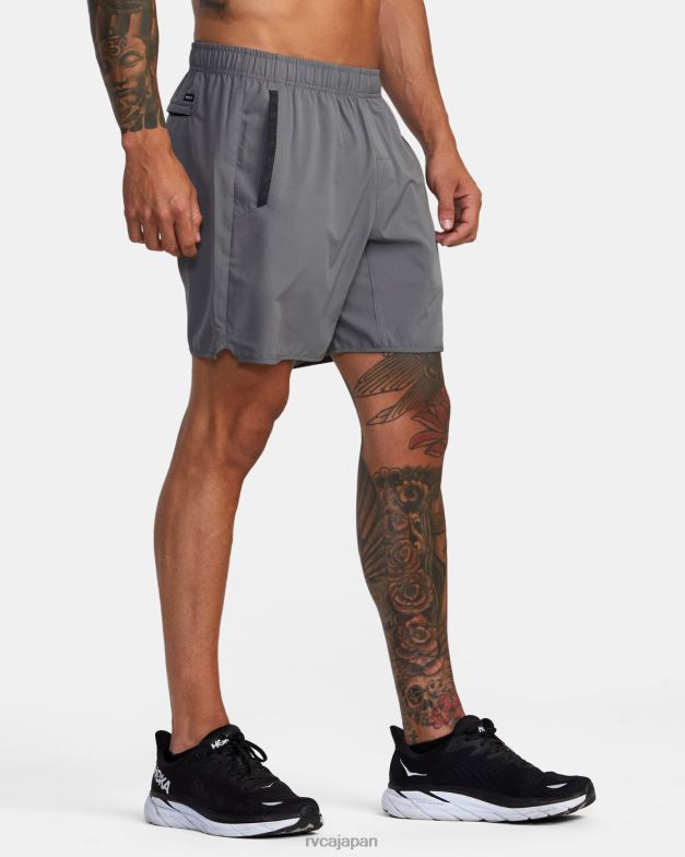 衣類 TP8J686 煙 RVCA 男性 ヨガー IV アスレチックショーツ 17