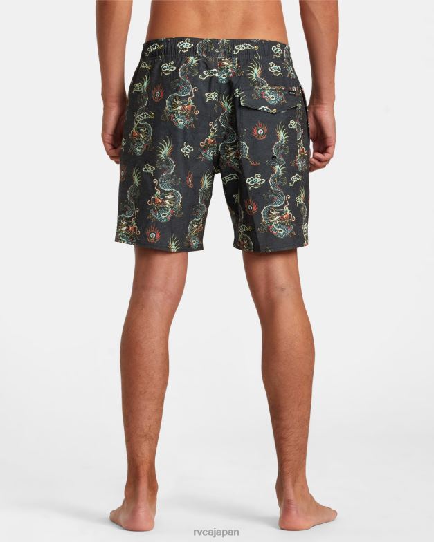 ボトムス TP8J68 マルチ RVCA ユニセックス アトラス エラスティック ウエスト ボードショーツ 17