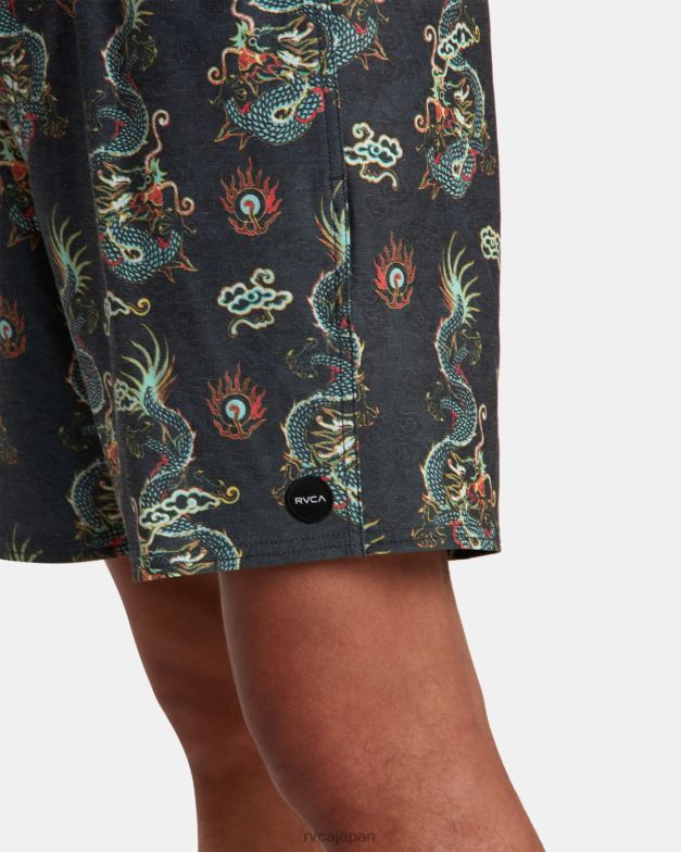 ボトムス TP8J68 マルチ RVCA ユニセックス アトラス エラスティック ウエスト ボードショーツ 17