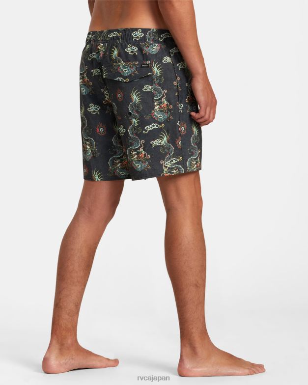 ボトムス TP8J68 マルチ RVCA ユニセックス アトラス エラスティック ウエスト ボードショーツ 17