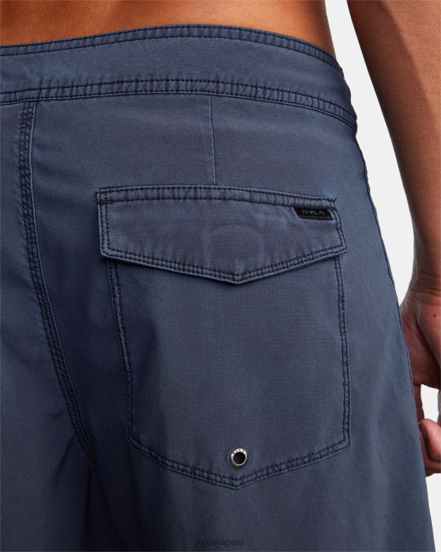 ボトムス TP8J694 新しい海軍 RVCA ユニセックス VA ピグメント ボードショーツ 18