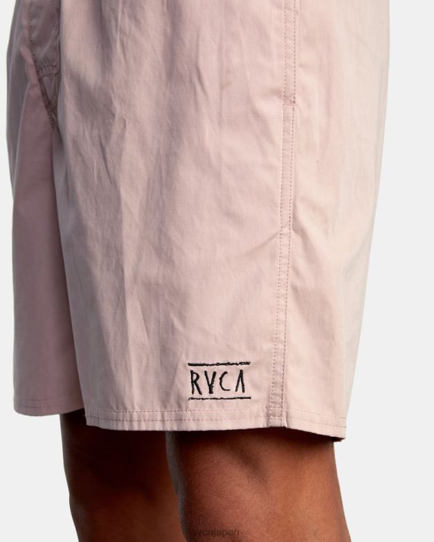 ボトムス TP8J704 淡い藤色 RVCA ユニセックス 反対側の伸縮性ウエスト 2 ボードショーツ 17