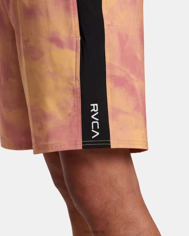 ボトムス TP8J70 竹 RVCA ユニセックス アペックス エラスティックウエスト ボードショーツ 17