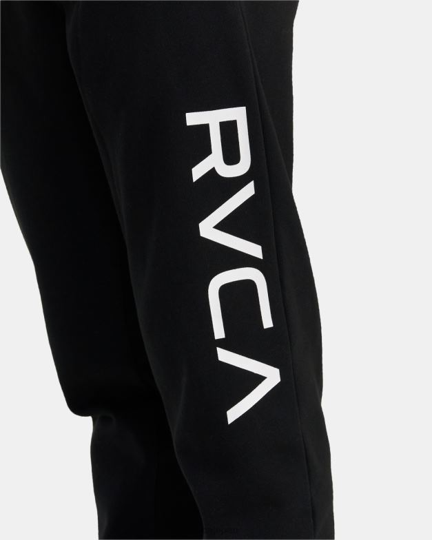 衣類 TP8J723 黒 RVCA 男性 大きなスウェットパンツ