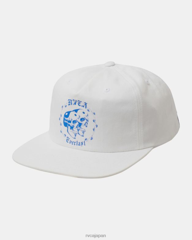 アクセサリー TP8J73 オフホワイト RVCA ユニセックス Everlast x Benjamin jeanjean スナップバック ハット
