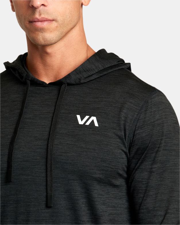 衣類 TP8J754 黒 RVCA 男性 c-able プルオーバーパーカー