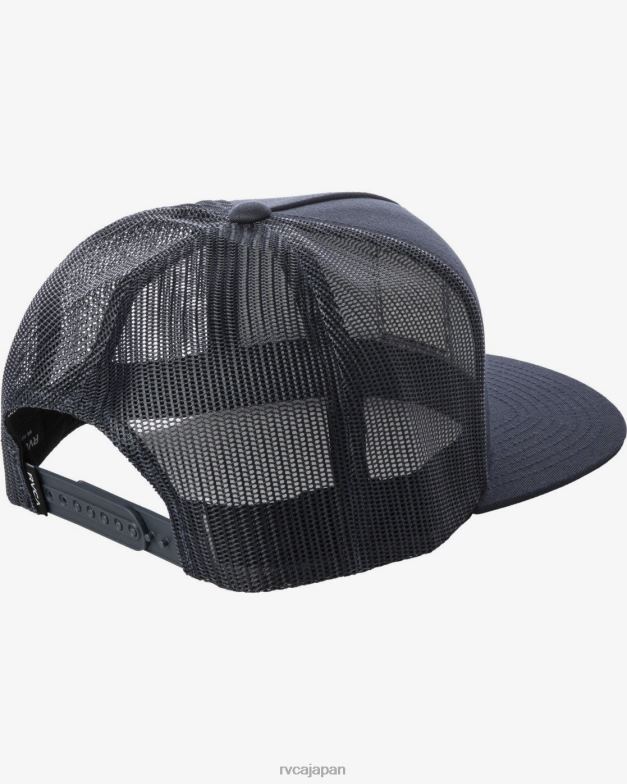 アクセサリー TP8J760 新しい海軍 RVCA 男性 VA atw プリント トラッカー ハット