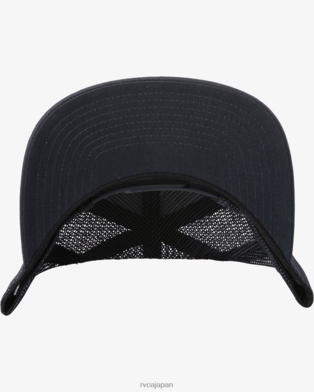 アクセサリー TP8J760 新しい海軍 RVCA 男性 VA atw プリント トラッカー ハット