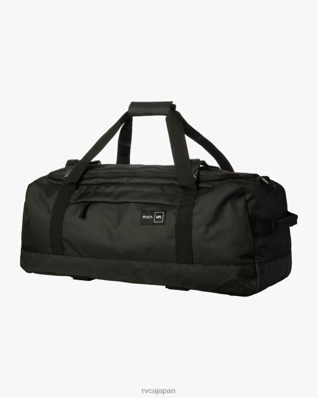 アクセサリー TP8J763 黒 RVCA 男性 スケート 50l ラージ ダッフル バッグ iv